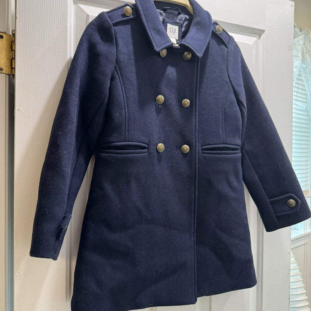 Gap Navy Wool Peacoat size L
